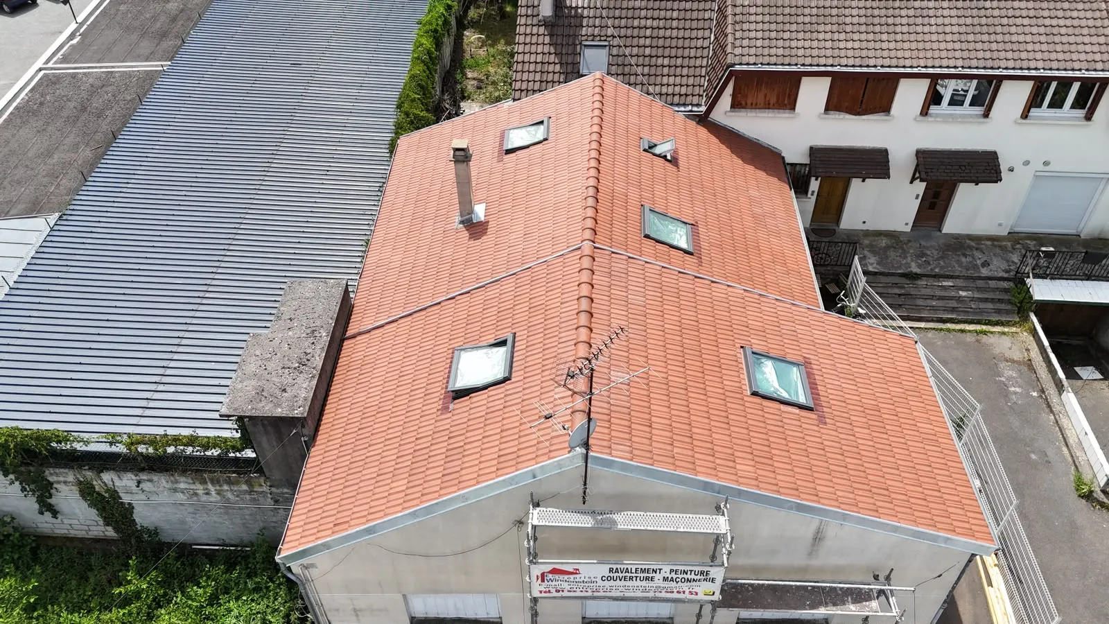 Rénovation complète d’une toiture en tuiles à Montreuil