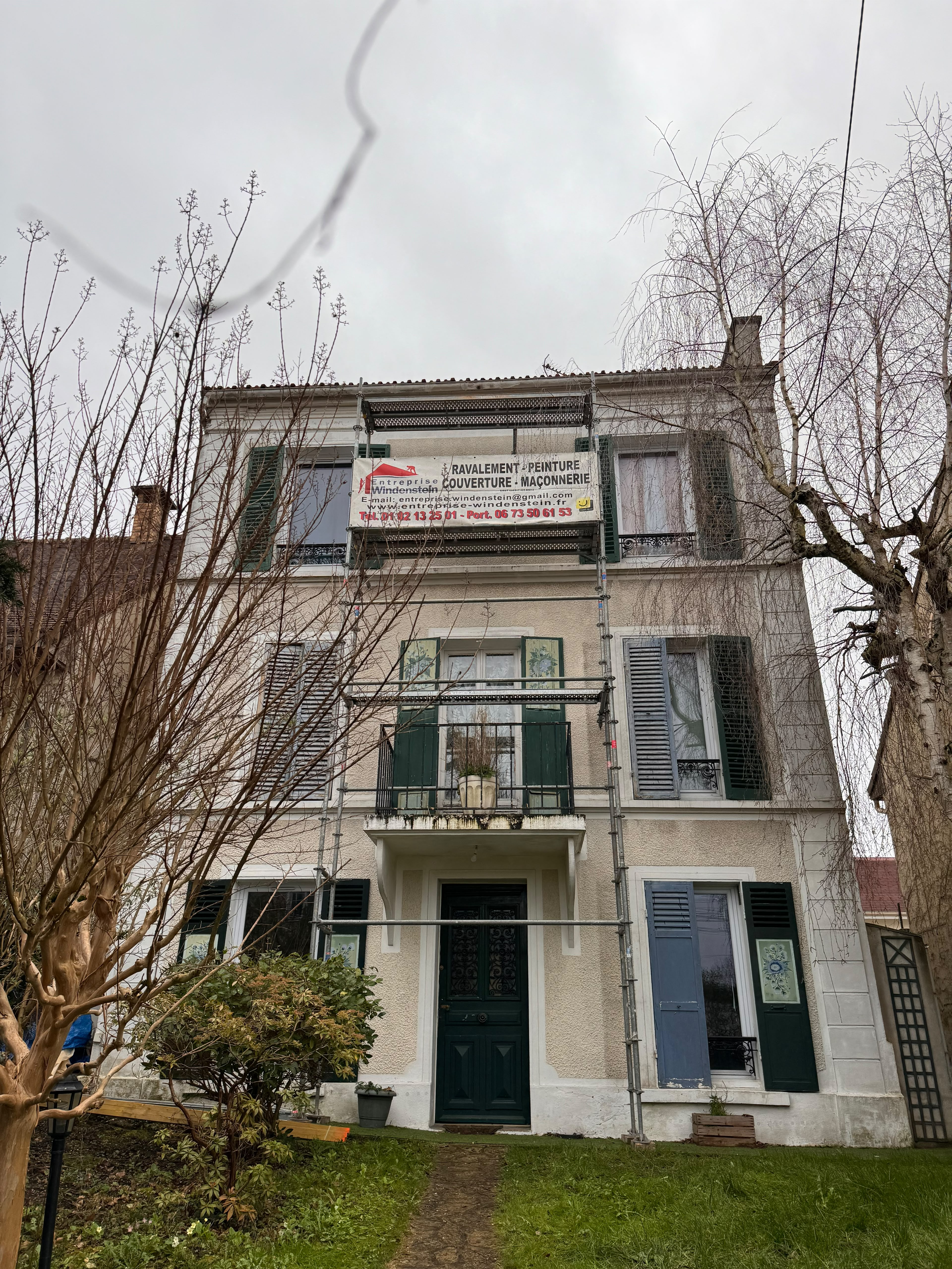 vue générale du bâtiment terminé